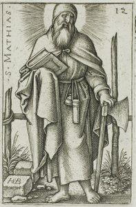 San Mattia, tavola 12 da I dodici apostoli da Hans Sebald Beham