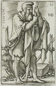 San Simone, tavola 11 da I Dodici Apostoli da Hans Sebald Beham