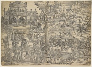 La Festa di Erode da Hans Sebald Beham