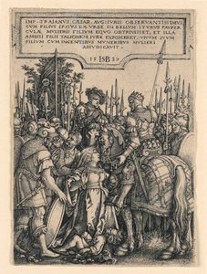 La Giustizia di Traiano da Hans Sebald Beham