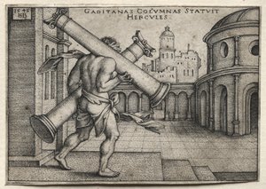 Le fatiche di Ercole: Ercole che porta le colonne di Gades