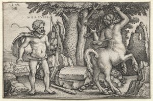 Ercole e Nesso da Hans Sebald Beham