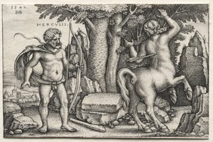 Ercole e Nesso da Hans Sebald Beham