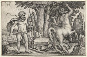 Ercole e Nesso, 1542. da Hans Sebald Beham