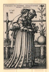 La signora e la morte da Hans Sebald Beham