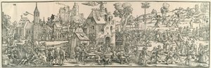 La Grande Fiera del Villaggio da Hans Sebald Beham
