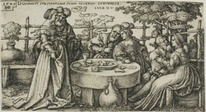 Il figliol prodigo che sperpera la sua fortuna, tavola due da La storia del figliol prodigo