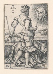 Il Sole, da I sette pianeti da Hans Sebald Beham