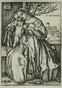 La Vergine e il Bambino con il pappagallo da Hans Sebald Beham