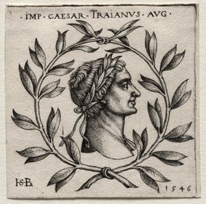 Traiano, 1546 da Hans Sebald Beham