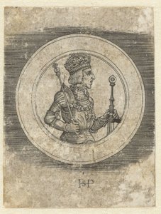 Fronte della medaglia con ritratto di Re Ferdinando I d