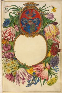 Tedesco: Frontespizio Moller-Florilegium (1) da Hans Simon Holtzbecker