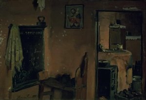 Interno di una casa contadina da Hans Smidth