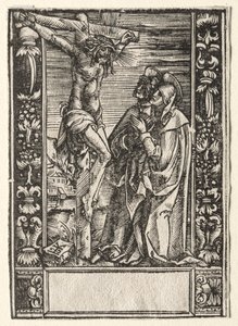 Santa Maria e San Giovanni davanti alla croce da Hans Springinklee
