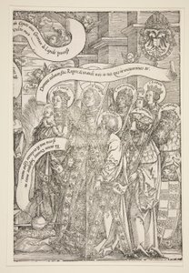 La Vergine con i santi patroni di Massimiliano da Hans Springinklee