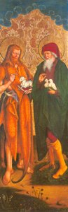 Tedesco: Johannes der Täufer und Joachim Giovanni Battista e Gioacchino - Altare di Inzigkofen