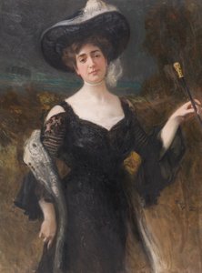 Ritratto di una signora da Hans Temple
