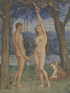 Adamo ed Eva da Hans Thoma