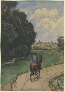 Ai margini della foresta da Hans Thoma
