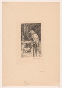 Pappagallo e quattro figure da Hans Thoma