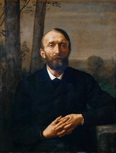 Ritratto di Konrad Fiedler, 1841-1895, 1884 da Hans Thoma
