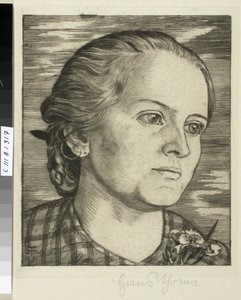Ritratto di donna da Hans Thoma