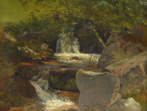 Ruscello della Foresta Nera da Hans Thoma
