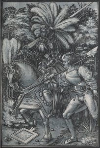 Il cavaliere e il lanzichenecco da Hans Wechtlin