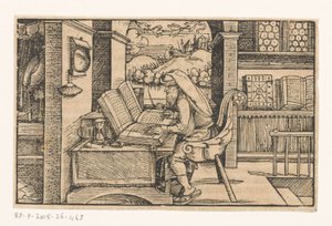 Cicerone nel suo studio da Hans Weiditz (II) (attributed to)