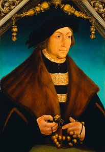 Ritratto del conte palatino Giorgio di Wittelsbach, vescovo di Spira da Hans Wertinger