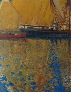 Mattina nel porto di Lussin da Hans Wilt