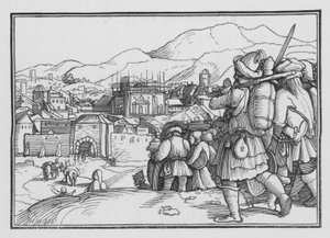 Ciro Restituisce i Vasi del Tempio, Esdra I, 6 da Hans after Holbein the Younger