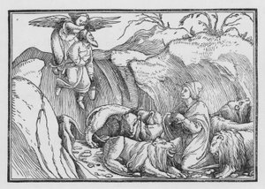 Daniele nella fossa dei leoni, Bel e il Drago I, 36 da Hans after Holbein the Younger