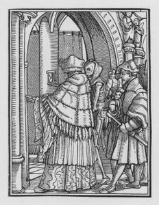 La danza della morte di Holbein: Il canonico