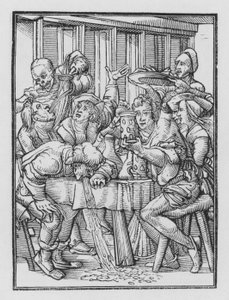La danza della morte di Holbein: Gli ubriachi