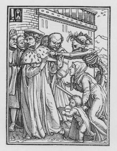 La danza della morte di Holbein: Il duca da Hans after Holbein the Younger