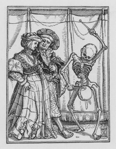 La danza della morte di Holbein: La novella sposa da Hans after Holbein the Younger