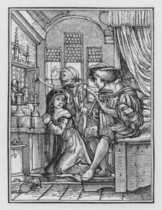 La danza della morte di Holbein: La suora