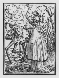 La danza della morte di Holbein: La vecchia