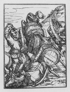 La danza della morte di Holbein: Il carrettiere da Hans after Holbein the Younger