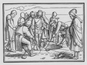 Giuseppe Gettato in una Fossa, Genesi XXXVII, 28 da Hans after Holbein the Younger