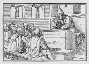 La profezia di Amos, Amos I, 1 da Hans after Holbein the Younger