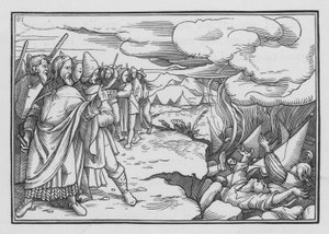 La Ribellione di Core, Datan e Abiram, Numeri XVI, 33