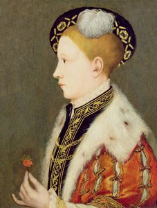 Re Edoardo VI da Hans school of Holbein