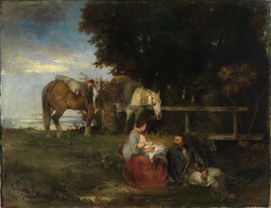 Riposo al margine del bosco da Hans von Marées
