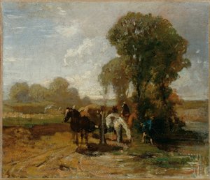 Sosta alla fontana da Hans von Marées