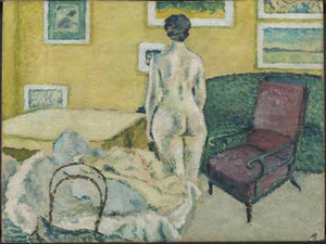 Interno con Nudo in Piedi da Harald Giersing