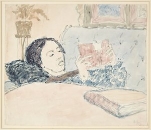 Interno con una delle sorelle dell
