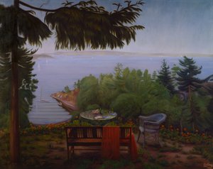 Serata estiva sul fiordo di Oslo da Harald Oscar Sohlberg