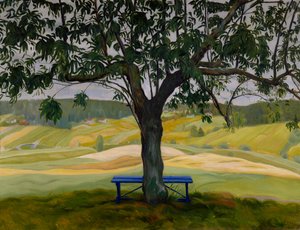 La panchina blu da Harald Oscar Sohlberg